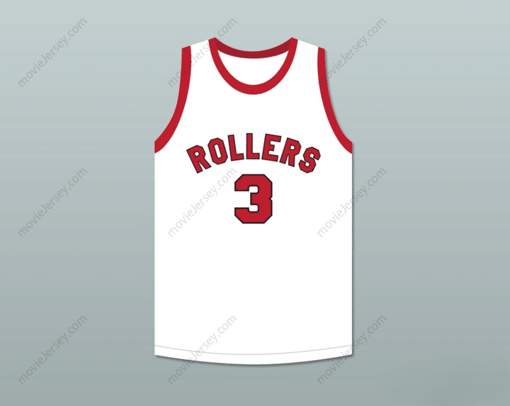 CUSTOM ANY Name Number ERNIE CALVERLEY 3 PROVIDENCE STEAMROLLERS WHITE BASKETBALL JERSEY 4 Top Stitched S-6XL