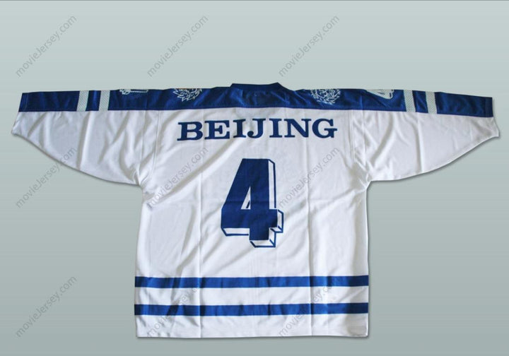 Custom Any Name Number Beijing Friendship Team White Hockey Jersey Any Player or Number Stitched Top Stitched S-6XL