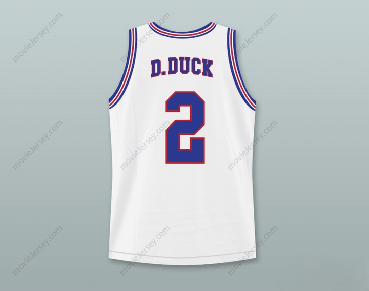 CUSTOM ANY Name Number SPACE JAM TUNE SQUAD DAFFY DUCK 2 BASKETBALL JERSEY STITCH SEWN Top Stitched S-6XL