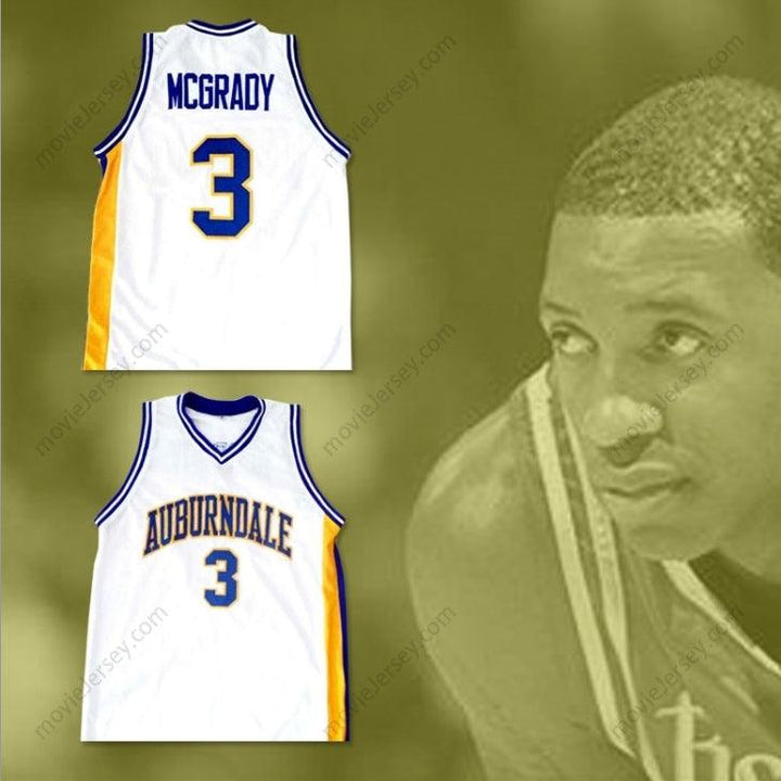 CUSTOM ANY Name Number TRACY MCGRADY 3 AUBURNDALE HIGH SCHOOL BASKETBALL JERSEY Top Stitched S-6XL