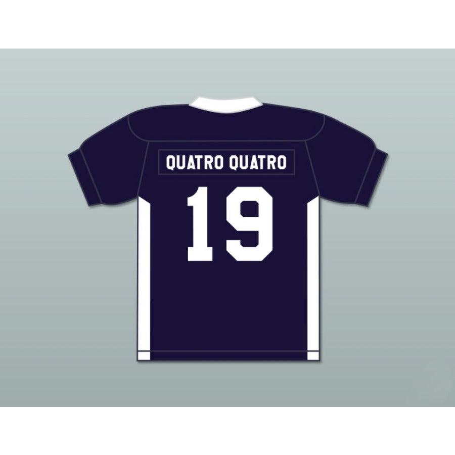 CUSTOM ANY Name Number QUATRO QUATRO 19 WEST FOOTBALL JERSEY KEY PEELE Top Stitched S-6XL