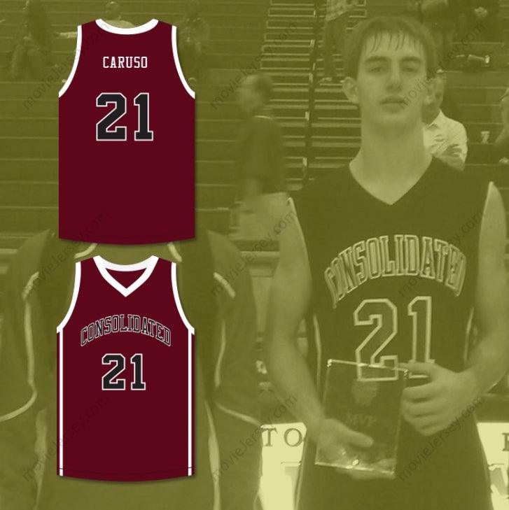 CUSTOM ANY Name Number ALEX CARUSO 21 A&M CONSOLIDATED HIGH SCHOOL TIGERS MAROON BASKETBALL JERSEY Top Stitched S-6XL