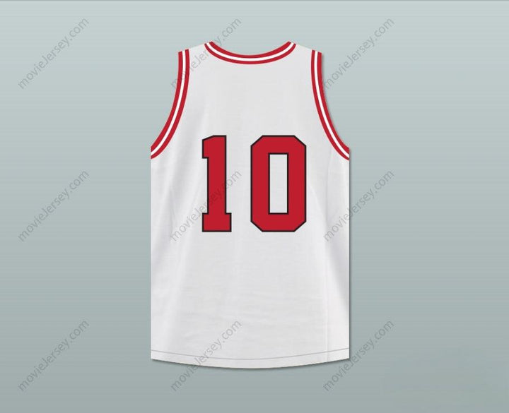 CUSTOM ANY Name Number ARTHUR AGEE 10 CHARGERS HIGH SCHOOL WHITE BASKETBALL JERSEY HOOP DREAMS Top Stitched S-6XL