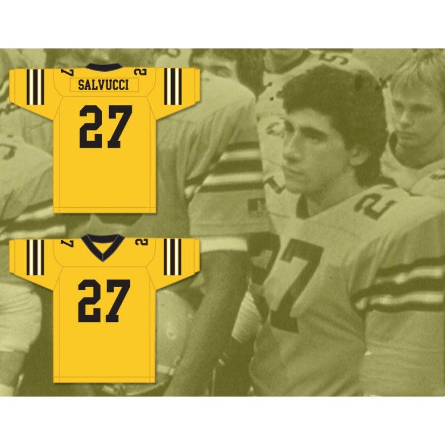 CUSTOM ANY Name Number VINNIE SALVUCCI 27 AMPIPE HIGH SCHOOL BULLDOGS Football Jersey Top Stitched S-6XL