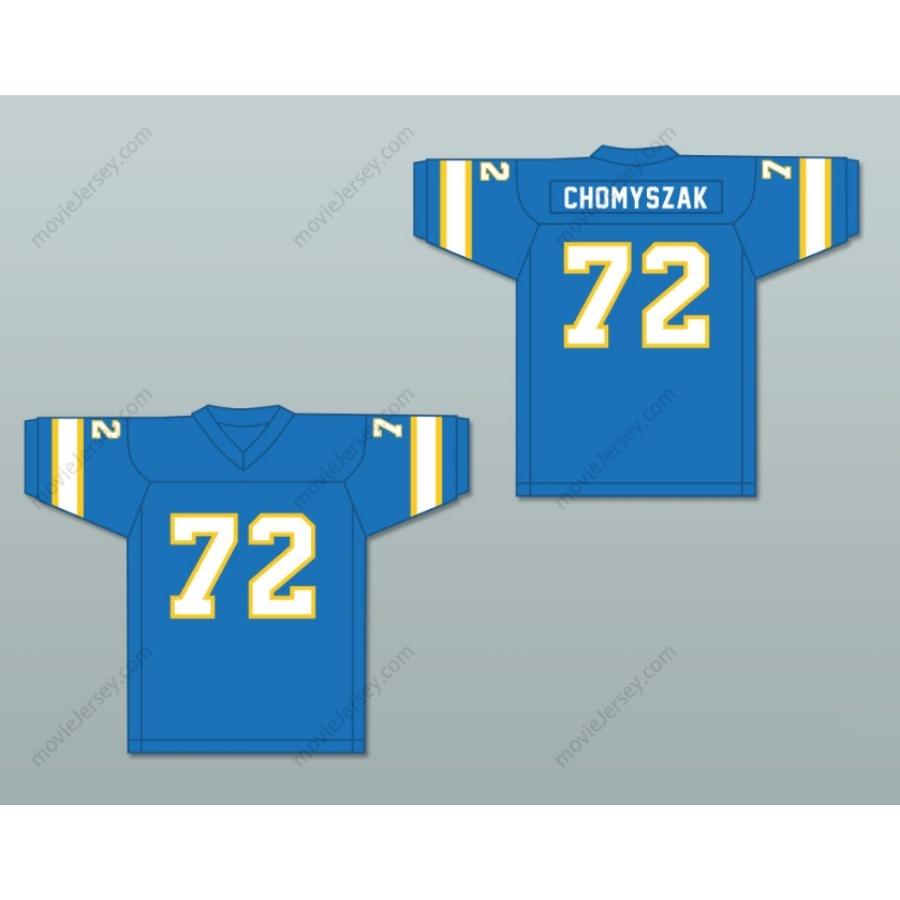 CUSTOM ANY Name Number 1974-75 WFL STEVE CHOMYSZAK 72 PHILADELPHIA BELL Football Jersey Top Stitched S-6XL