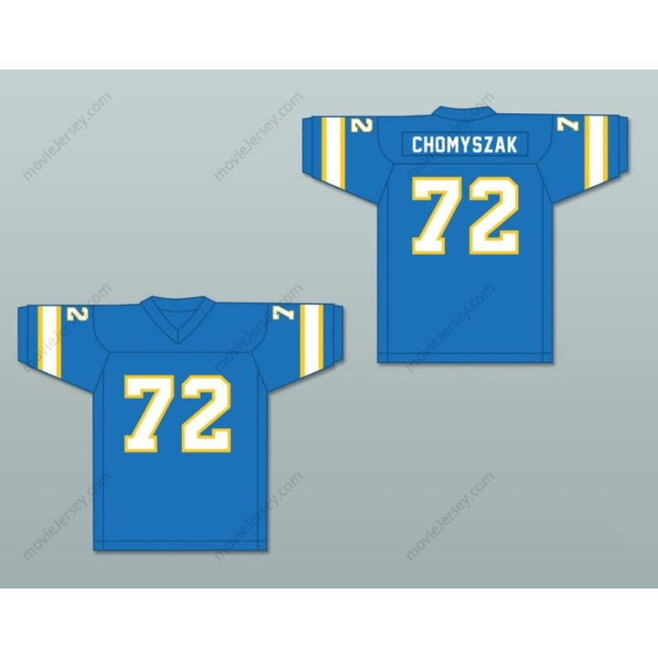 CUSTOM ANY Name Number 1974-75 WFL STEVE CHOMYSZAK 72 PHILADELPHIA BELL Football Jersey Top Stitched S-6XL