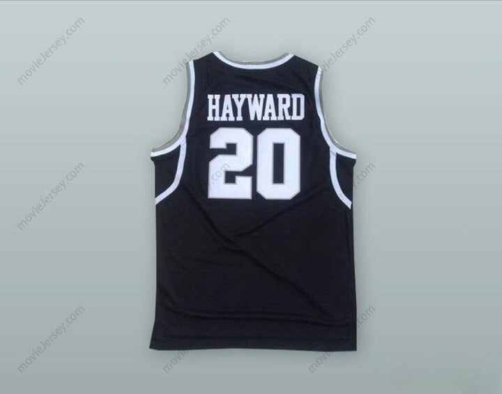 CUSTOM ANY Name Number GORDON HAYWARD 20 BUTLER BLACK BASKETBALL JERSEY Top Stitched S-6XL