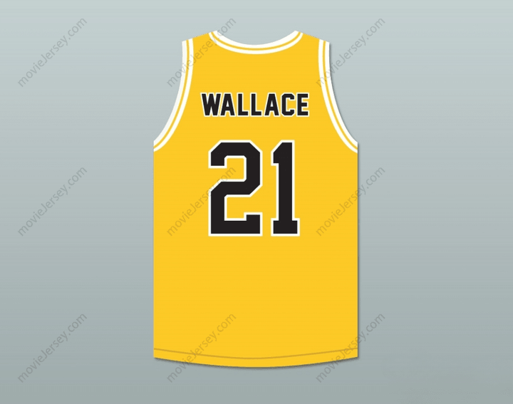 CUSTOM ANY Name Number JAMAL WALLACE 21 PILGRIMS BASKETBALL JERSEY FINDING FORRESTER Top Stitched S-6XL