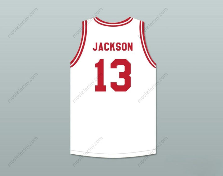 CUSTOM ANY Name Number MARK JACKSON 13 PUSH EXCEL PRO BASKETBALL CLASSIC WHITE BASKETBALL JERSEY 1988 CHARITY EVENT Top Stitched S-6XL