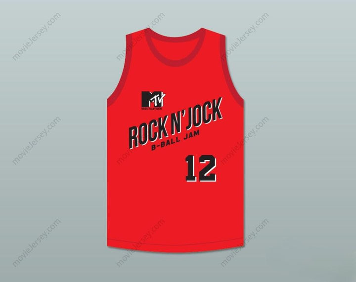 CUSTOM ANY Name Number MORRIS CHESTNUT 12 BRICKLAYERS BASKETBALL JERSEY SECOND ANNUAL ROCK N' JOCK B-BALL JAM 1992 Top Stitched S-6XL