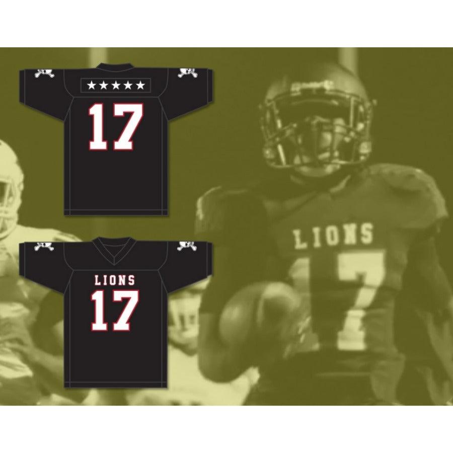 CUSTOM ANY Name Number ISIAH WRIGHT 17 EMCC LIONS FOOTBALL JERSEY INCLUDES PATCHES Top Stitched S-6XL