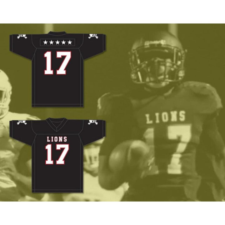 CUSTOM ANY Name Number ISIAH WRIGHT 17 EMCC LIONS FOOTBALL JERSEY INCLUDES PATCHES Top Stitched S-6XL