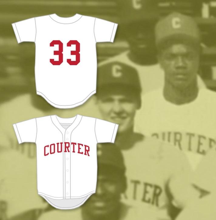 Custom Any Name Number DAVE PARKER 33 COURTER TECH HIGH SCHOOL WHITE BASEBALL JERSEY 1 Top Stitched S-6XL