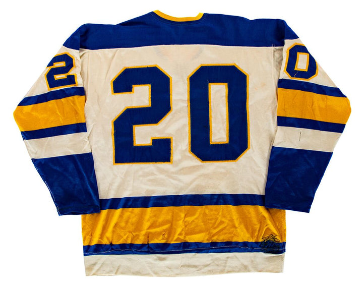 Custom Late-1960s WCHL Saskatoon Blades #20 Game-Worn HOCKEY JERSEY