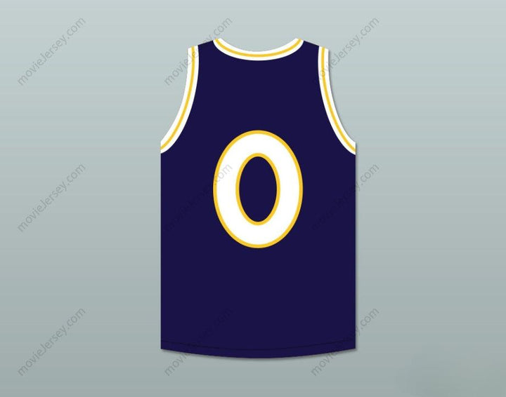 CUSTOM ANY Name Number MONSTARS 0 DARK BLUE BASKETBALL JERSEY HIT EM HIGH Top Stitched S-6XL