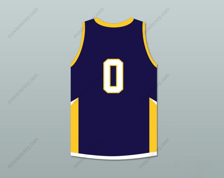CUSTOM ANY Name Number TERRON FORTE 0 LIBERTY DARK BLUE BASKETBALL JERSEY AMATEUR Top Stitched S-6XL