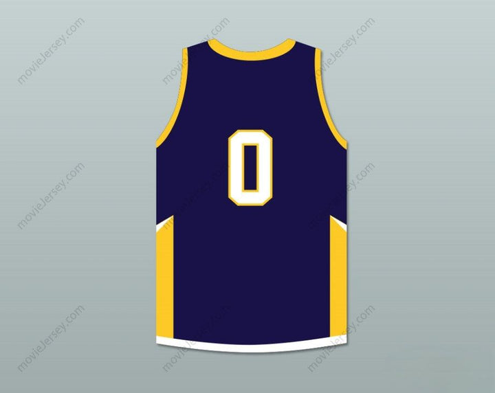 CUSTOM ANY Name Number TERRON FORTE 0 LIBERTY DARK BLUE BASKETBALL JERSEY AMATEUR Top Stitched S-6XL