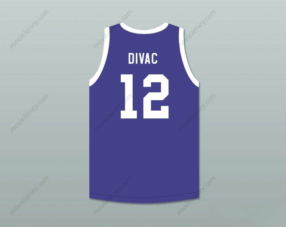 CUSTOM ANY Name Number VLADE DIVAC 12 BASKETBALL JERSEY FIRST ANNUAL ROCK N' JOCK B-BALL JAM 1991 Top Stitched S-6XL