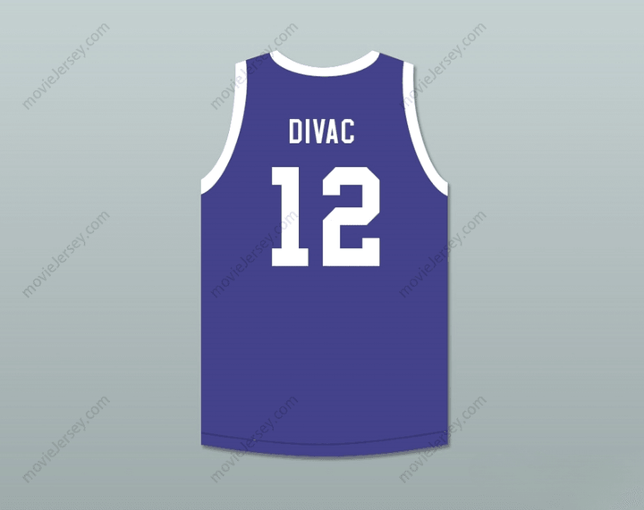 CUSTOM ANY Name Number VLADE DIVAC 12 BASKETBALL JERSEY FIRST ANNUAL ROCK N' JOCK B-BALL JAM 1991 Top Stitched S-6XL