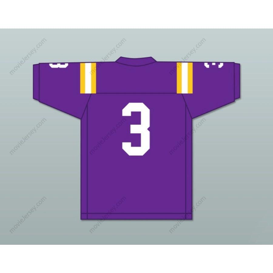 CUSTOM ANY Name Number DEVONTA SMITH 3 AMITE HIGH MAGNET SCHOOL PURPLE Football Jersey Top Stitched S-6XL