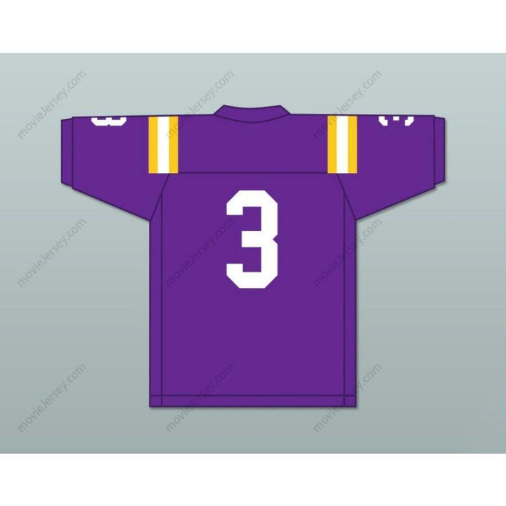 CUSTOM ANY Name Number DEVONTA SMITH 3 AMITE HIGH MAGNET SCHOOL PURPLE Football Jersey Top Stitched S-6XL