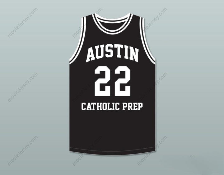 CUSTOM ANY Name Number DAVE DEBUSSCHERE 22 AUSTIN CATHOLIC PREPARATORY SCHOOL FRIARS BLACK BASKETBALL JERSEY Top Stitched S-6XL