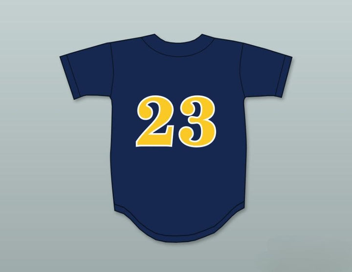 Custom Any Name Number JAMESON CLAYTON KERSHAW 23 HIGHLAND PARK HIGH SCHOOL SCOTS NAVY BLUE BASEBALL JERSEY 3 Top Stitched S-6XL