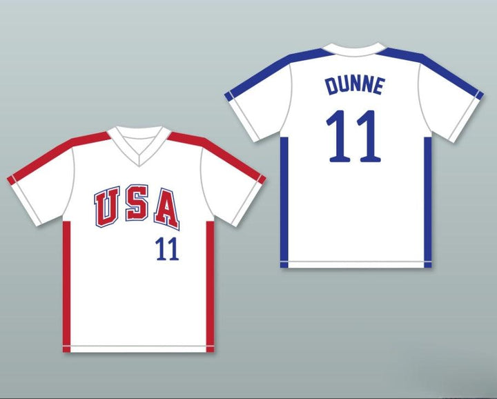 Custom Any Name Number MIKE DUNNE 11 1984 USA TEAM WHITE BASEBALL JERSEY Top Stitched S-6XL