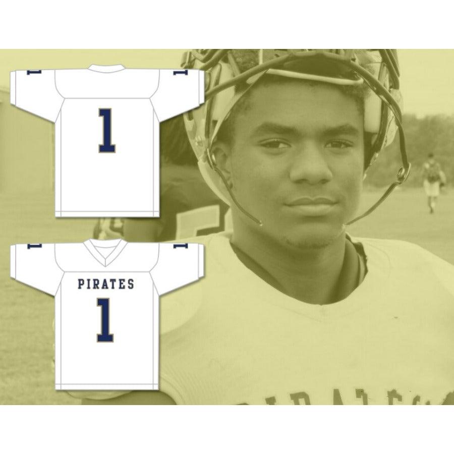 CUSTOM ANY Name Number CALVIN JACKSON 1 INDEPENDENCE COLLEGE PIRATES Football Jersey Top Stitched S-6XL