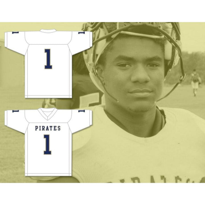 CUSTOM ANY Name Number CALVIN JACKSON 1 INDEPENDENCE COLLEGE PIRATES Football Jersey Top Stitched S-6XL