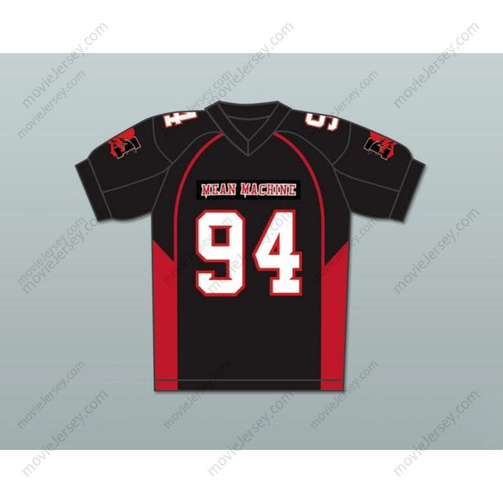 CUSTOM ANY Name Number 94 KASS MEAN MACHINE CONVICTS Football Jersey Top Stitched S-6XL