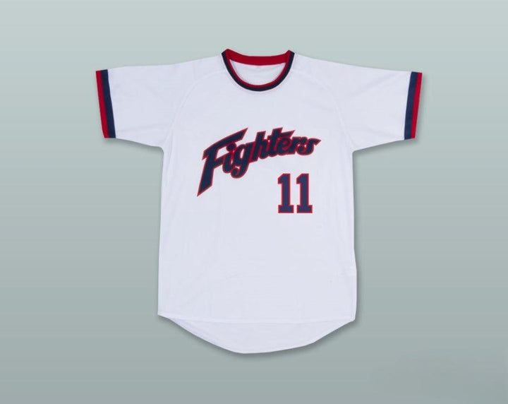 Custom Any Name Number SHOHEI OHTANI 11 HOKKAIDO NIPPON-HAM FIGHTERS WHITE PULLOVER BASEBALL JERSEY Top Stitched S-6XL