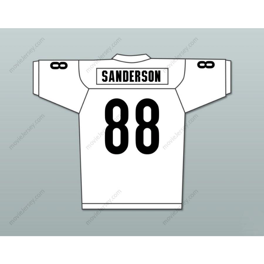 CUSTOM ANY Name Number JIMMY SANDERSON 88 MIAMI SHARKS WHITE TRIM Football Jersey Top Stitched S-6XL