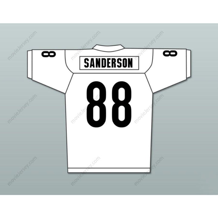 CUSTOM ANY Name Number JIMMY SANDERSON 88 MIAMI SHARKS WHITE TRIM Football Jersey Top Stitched S-6XL