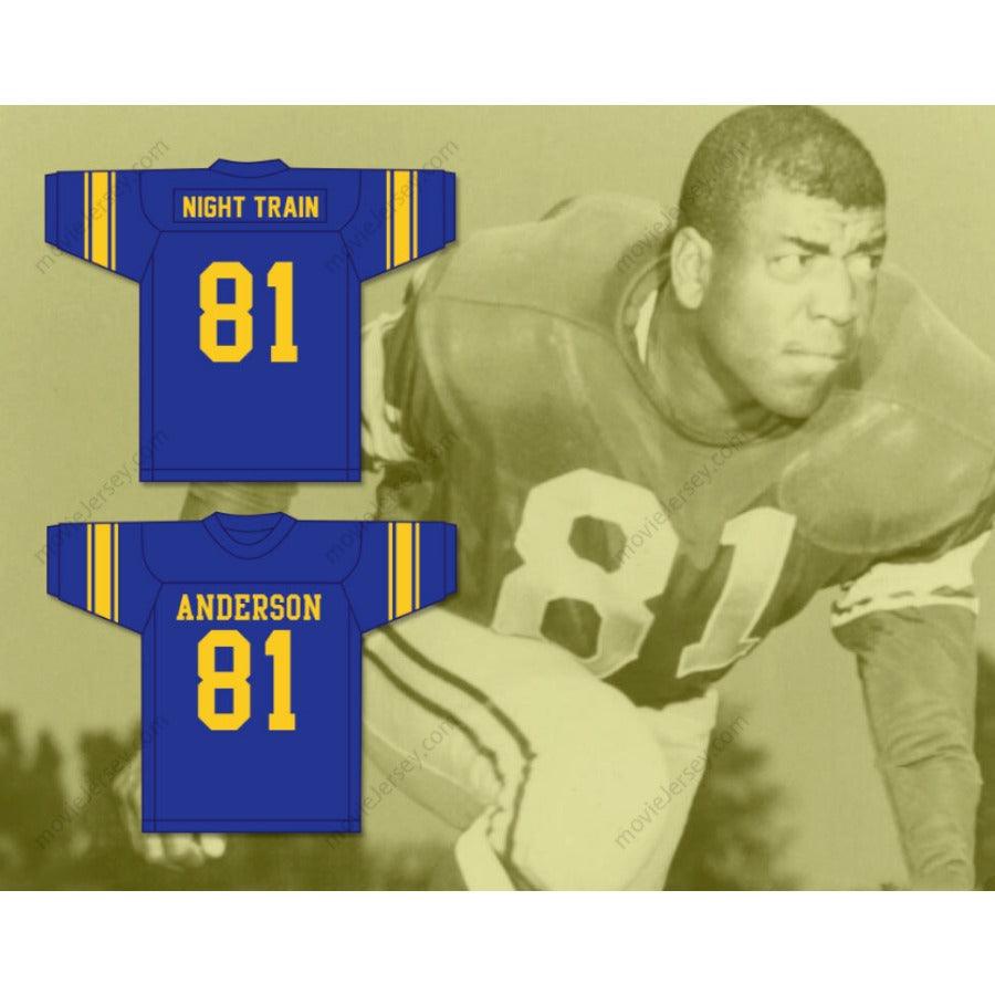CUSTOM ANY Name Number DICK LANE 81 ANDERSON HIGH SCHOOL TROJANS WHITE FOOTBALL JERSEY Top Stitched S-6XL