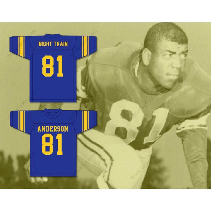 CUSTOM ANY Name Number DICK LANE 81 ANDERSON HIGH SCHOOL TROJANS WHITE FOOTBALL JERSEY Top Stitched S-6XL