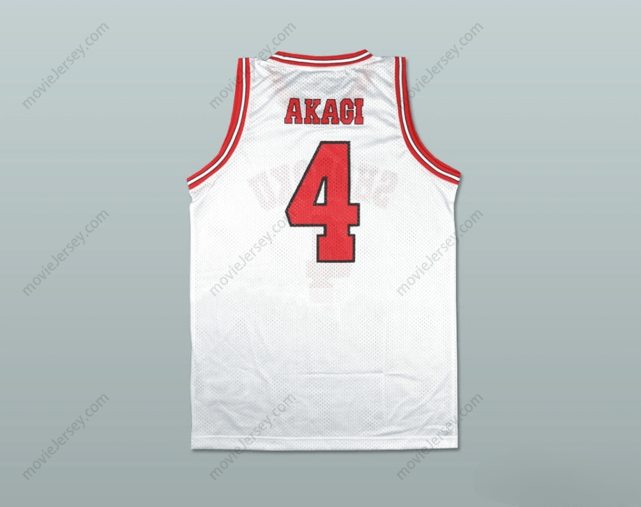 CUSTOM ANY Name Number SLAM DUNK SHOHOKU 4 TAKENORI AKAGI BASKETBALL JERSEY MANGA Top Stitched S-6XL