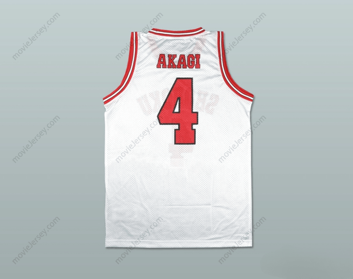 CUSTOM ANY Name Number SLAM DUNK SHOHOKU 4 TAKENORI AKAGI BASKETBALL JERSEY MANGA Top Stitched S-6XL