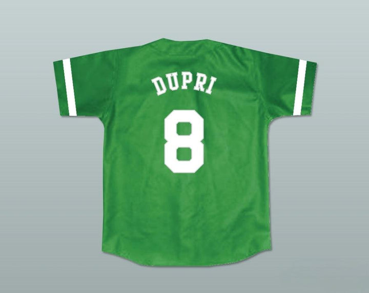 Custom Any Name Number JERMAINE DUPRI 8 HARDBALL BASEBALL JERSEY THEME SONG Top Stitched S-6XL