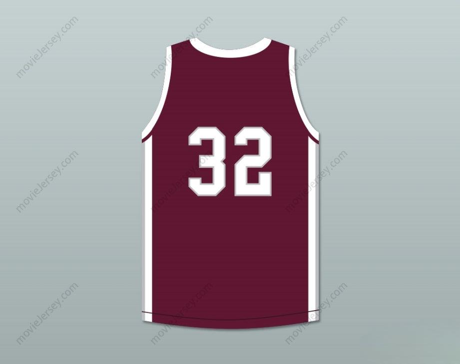 CUSTOM ANY Name Number PLAYER 32 BRISTOL CENTRAL RAMS MAROON BASKETBALL JERSEY Top Stitched S-6XL