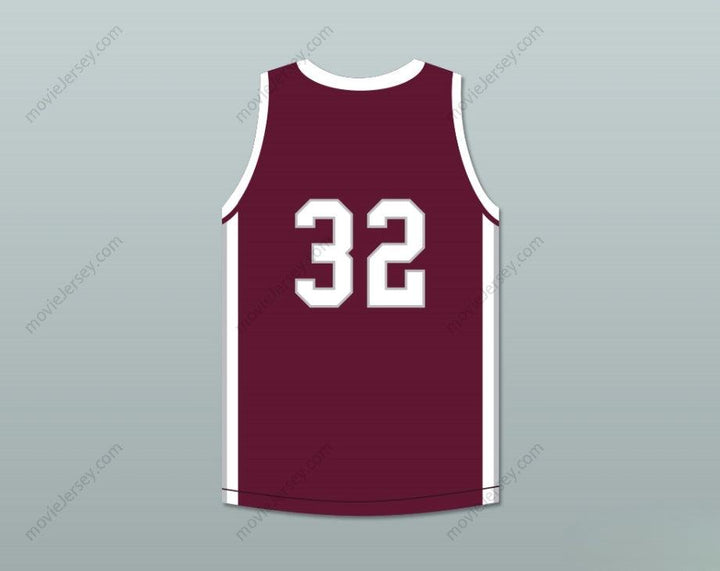CUSTOM ANY Name Number PLAYER 32 BRISTOL CENTRAL RAMS MAROON BASKETBALL JERSEY Top Stitched S-6XL