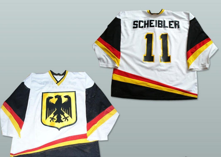 Custom Any Name Number Germany National Team Hockey Jersey Any Player or Number Stitched Top Stitched S-6XL