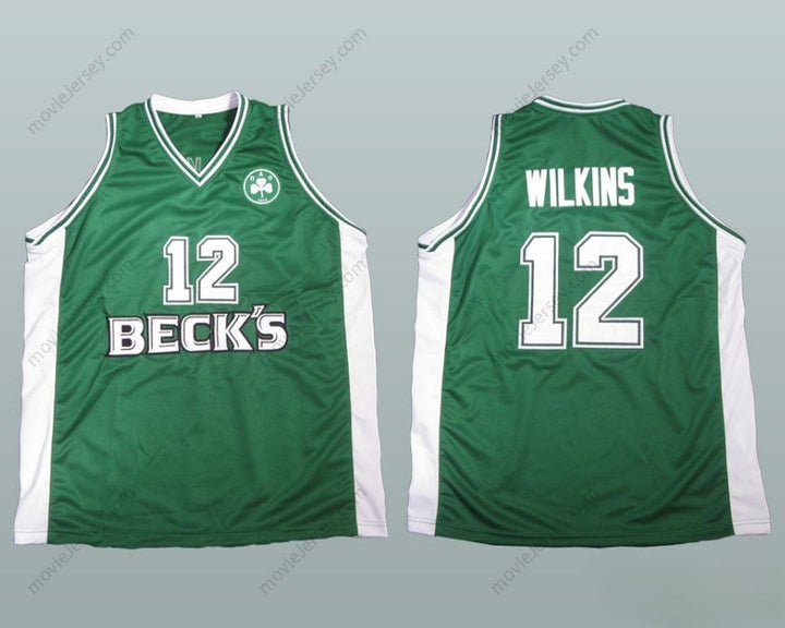 CUSTOM ANY Name Number DOMINIQUE WILKINS BECK'S BASKETBALL JERSEY EUROPEAN ALL SIZES NEW Top Stitched S-6XL