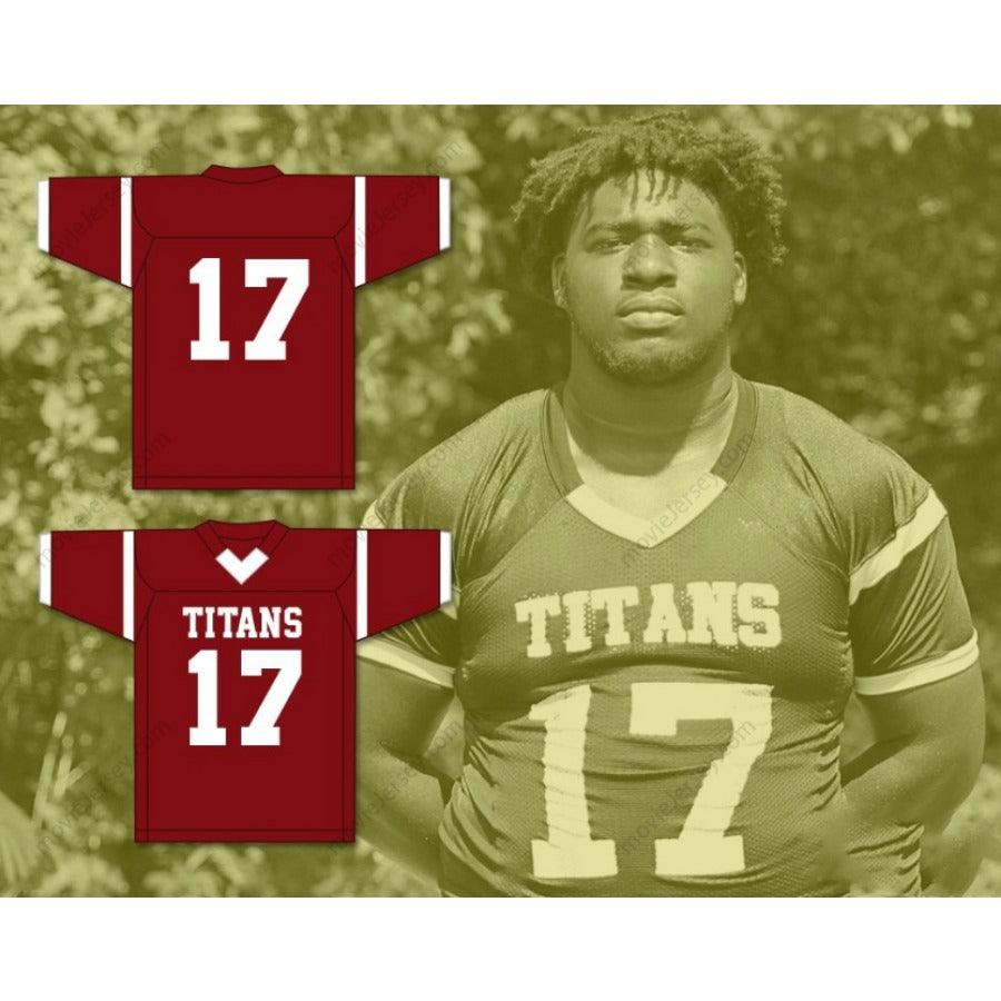CUSTOM ANY Name Number DEVONTE WYATT 17 TOWERS HIGH SCHOOL TITANS Football Jersey Top Stitched S-6XL