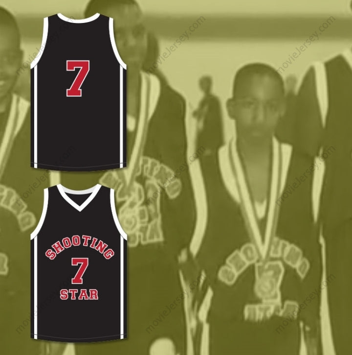 CUSTOM ANY Name Number DRU JOYCE 7 OHIO SHOOTING STARS AAU BLACK BASKETBALL JERSEY MORE THAN A GAME Top Stitched S-6XL