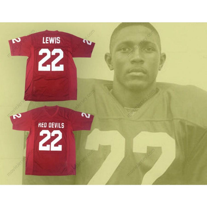 CUSTOM ANY Name Number RAY LEWIS 22 KATHLEEN HIGH SCHOOL RED DEVILS FOOTBALL JERSEY Top Stitched S-6XL