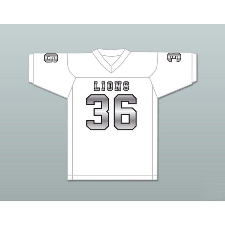 CUSTOM ANY Name Number JAVARIUS TAYLOR 36 EMCC LIONS FOOTBALL JERSEY INCLUDES PATCHES Top Stitched S-6XL