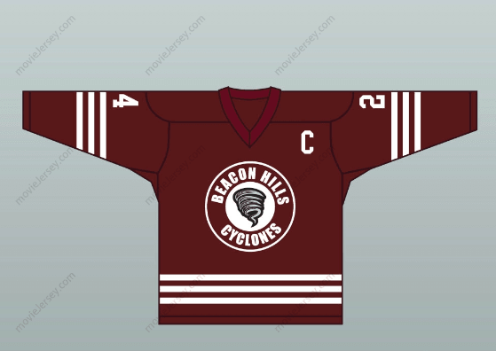 Custom Any Name Number Stiles Stilinski 24 Beacon Hills Cyclones Hockey Jersey Teen Wolf TV Series Top Stitched S-6XL