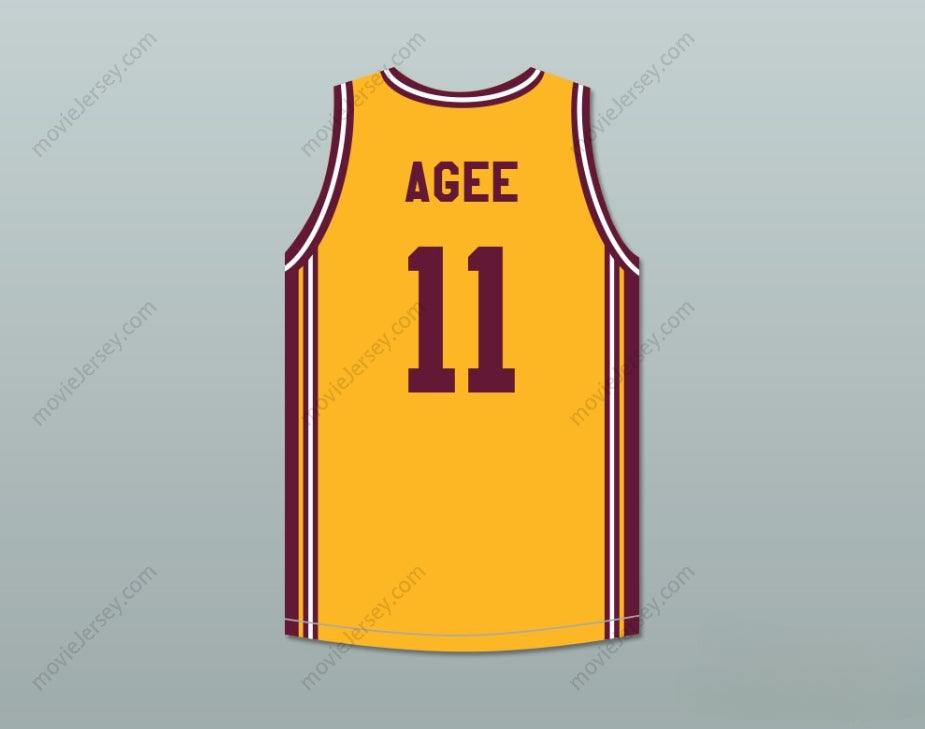 CUSTOM ANY Name Number ARTHUR AGEE JR 11 JOHN MARSHALL METROPOLITAN HIGH SCHOOL COMMANDOS BASKETBALL JERSEY HOOP DREAMS Top Stitched S-6XL