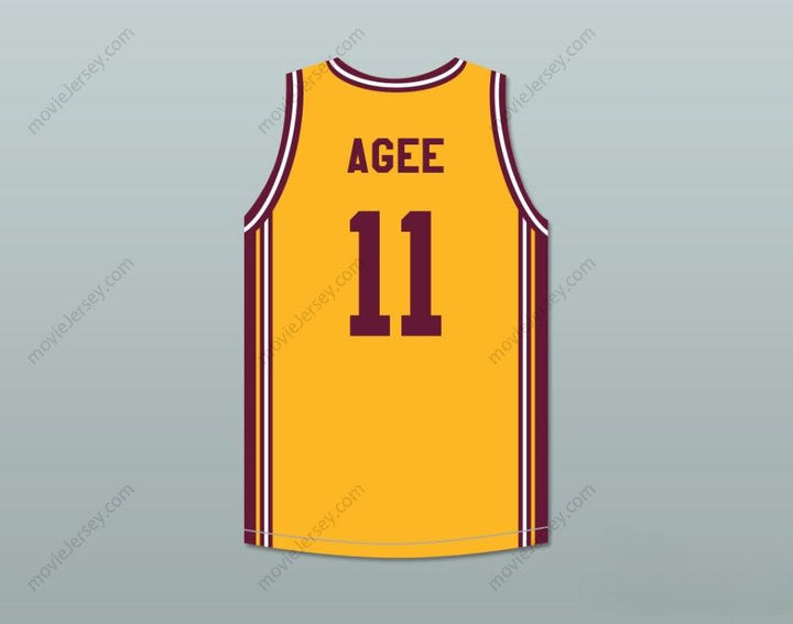 CUSTOM ANY Name Number ARTHUR AGEE JR 11 JOHN MARSHALL METROPOLITAN HIGH SCHOOL COMMANDOS BASKETBALL JERSEY HOOP DREAMS Top Stitched S-6XL